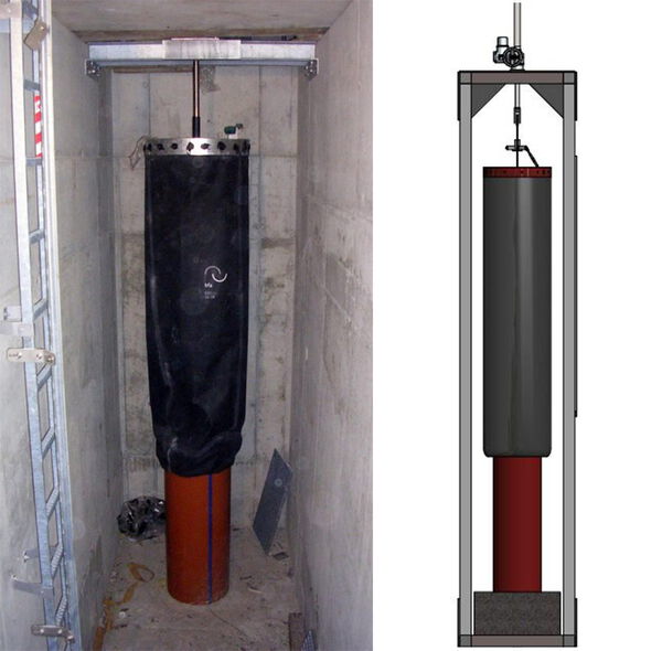 Wassersack - höhenverstellbarer Steuerschacht